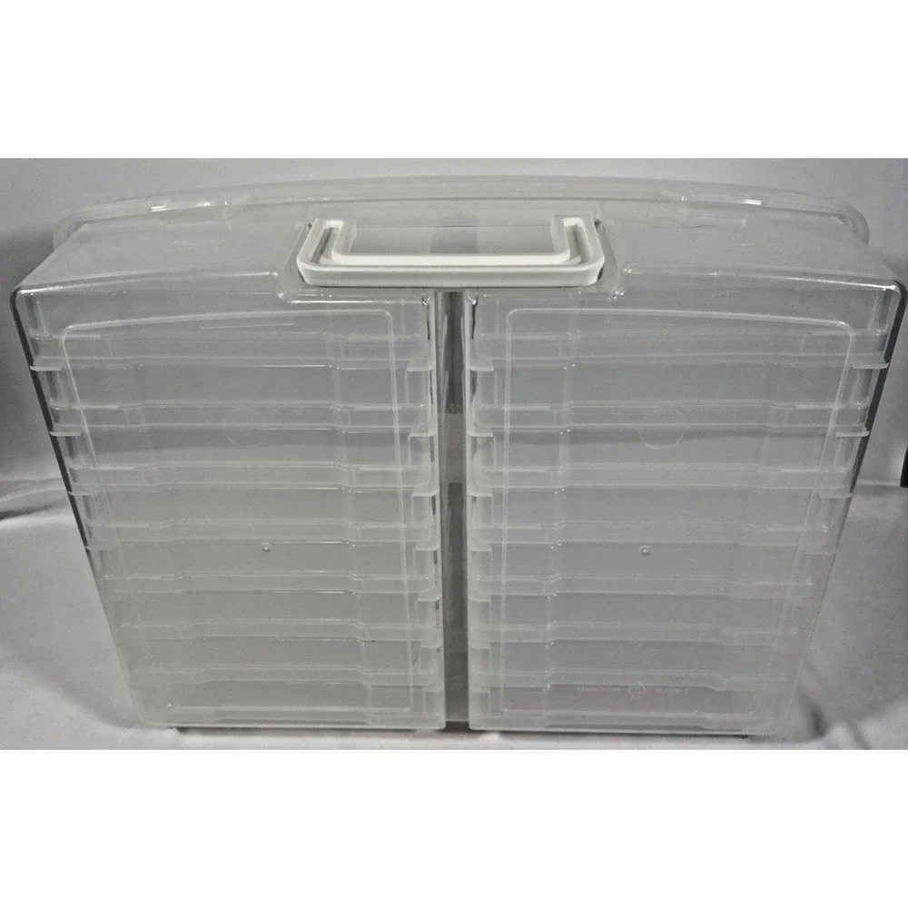 Hobby Lobby Photo Keeper Storage Case 16 Inner Cases Clear 4x6 Organizer